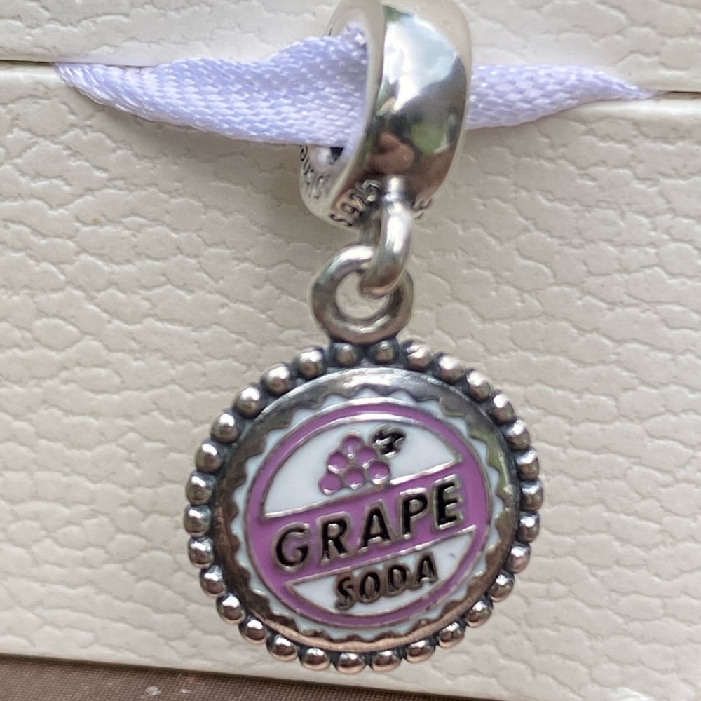 Pandora Disney Grape Soda Charm 🍇